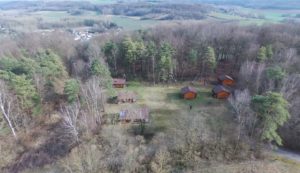hermitage vue aerienne chalet