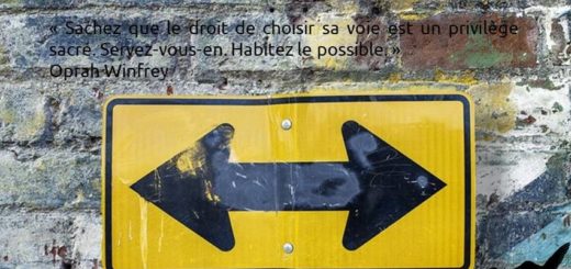 sachez que le droit de choisir sa voie est un privilege sacre