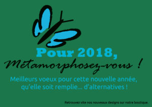 Carte de voeux 2018 vert
