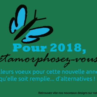 Carte de voeux 2018 vert