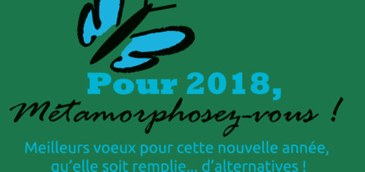 Carte de voeux 2018 vert